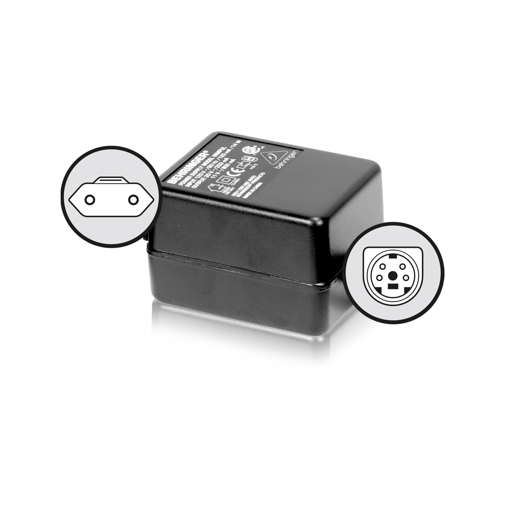 Behringer 230V EU Replacement Power Supply for VAMP, V-AMP2, V-AMP3, LX1B and DFX69