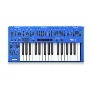 Behringer MS-1-BU Analog Synthesizer with Handgrip, Blue, EU Plug
