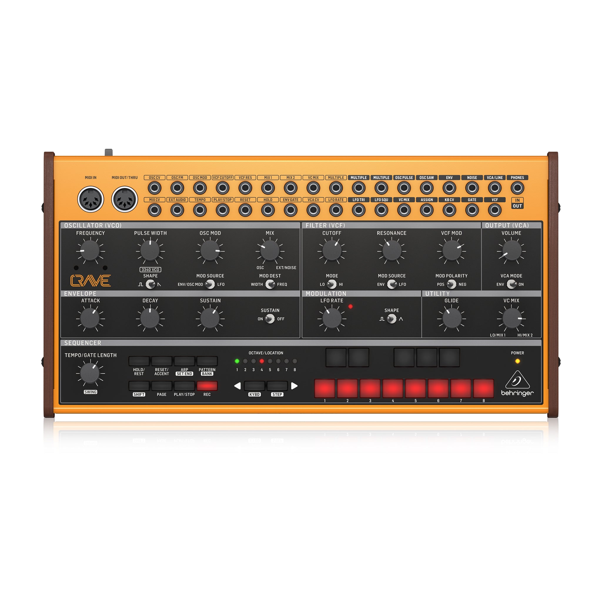 Behringer Crave Analog Synthesizer with Sequencer
