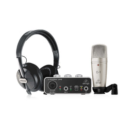 Behringer U-PHORIA Studio Recording/Podcasting Bundle w/ Interface