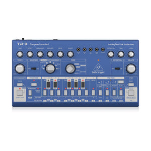 Behringer TD-3-BU Analog Bass Line Synthesizer, Blue