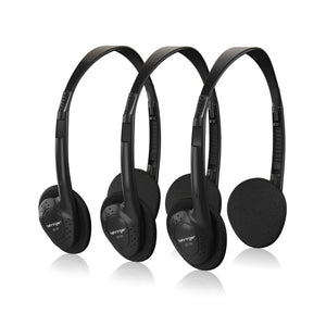 Behringer HO 66 Stereo Headphones, 3-Pack