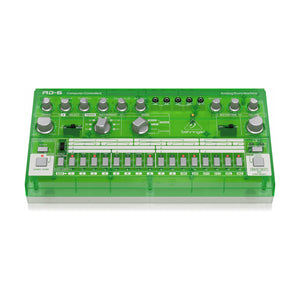 Behringer RD-6-LM Analog Drum Machine, Green Translucent