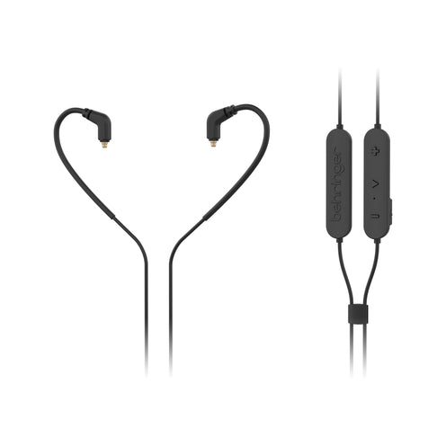 Behringer BT251-BK Bluetooth* Wireless Adapter for In-Ear Monitors with MMCX Connectors