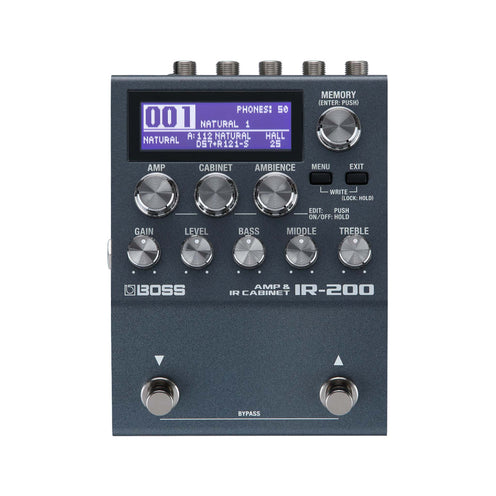 BOSS IR-200 Amp and IR Cabinet Pedal