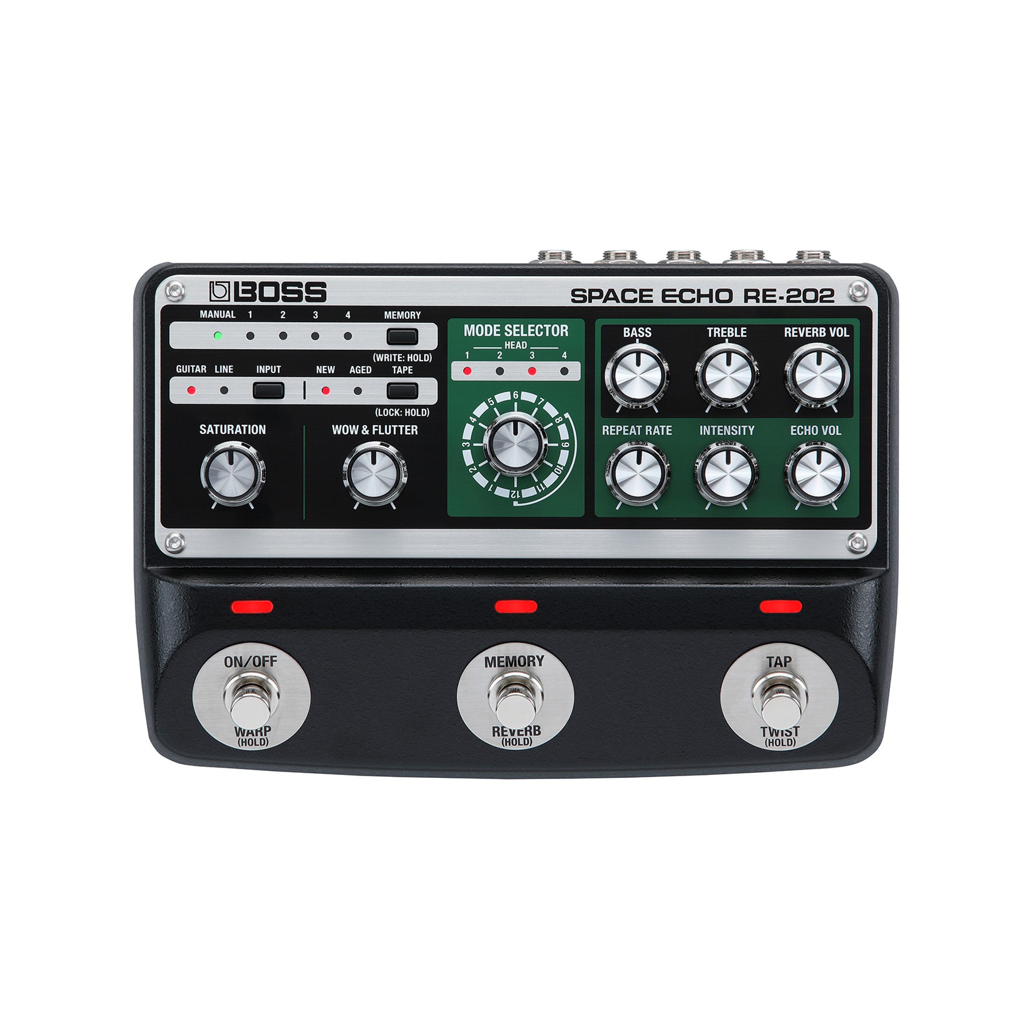 【新品】BOSS RE-202 SPACE ECHO BOSS RE-202 Space Echo Digital Delay Pedal – Swee Lee Malaysia