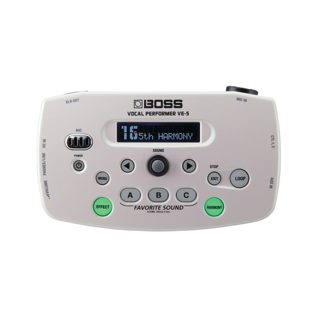 BOSS VE-5 Vocal Performer, White – Swee Lee Malaysia