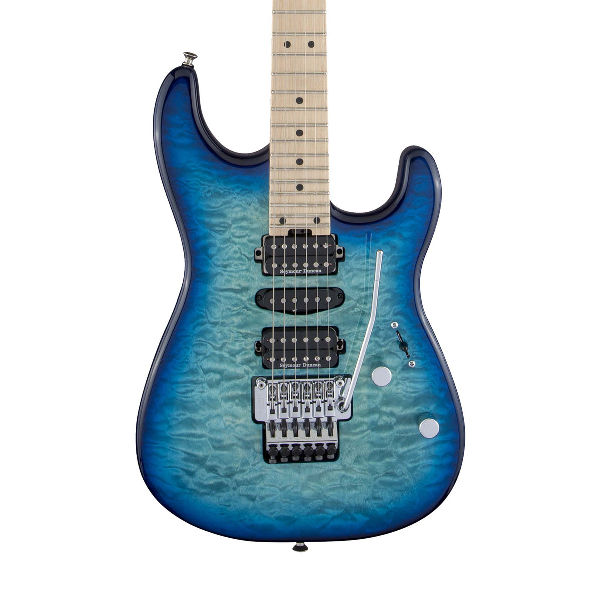 ギター Charvel MJ SD1 24 HSH FR MDNGT GLOW Charvel MJ Series SD1 24 HSS FR RD SBK Satin Black | MUSIC