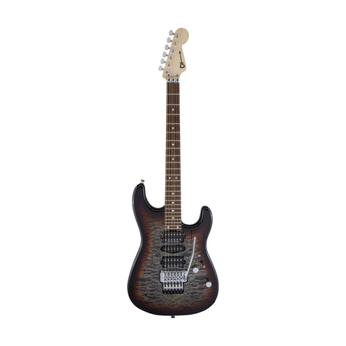 Charvel MJ SD1 24 HSH Electric Guitar w/Floyd Rose, PF FB, Midnight Glow