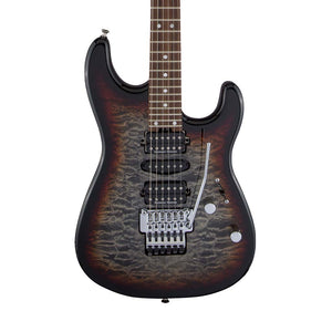 Charvel MJ SD1 24 HSH Electric Guitar w/Floyd Rose, PF FB, Midnight Glow