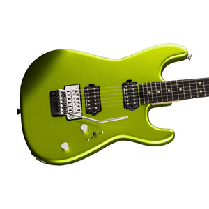 Charvel Pro-Mod San Dimas Style 1 HH FR EBY Electric Guitar, Lime Green Metallic