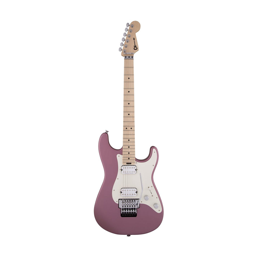 Charvel Pro Mod So-Cal Style 1 HH Electric Guitar w/Floyd Rose, Maple FB, Satin Burgundy Mist