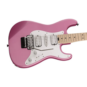 Charvel Pro-Mod So-Cal Style 1 HSH FR Electric Guitar, Maple FB, Platinum Pink