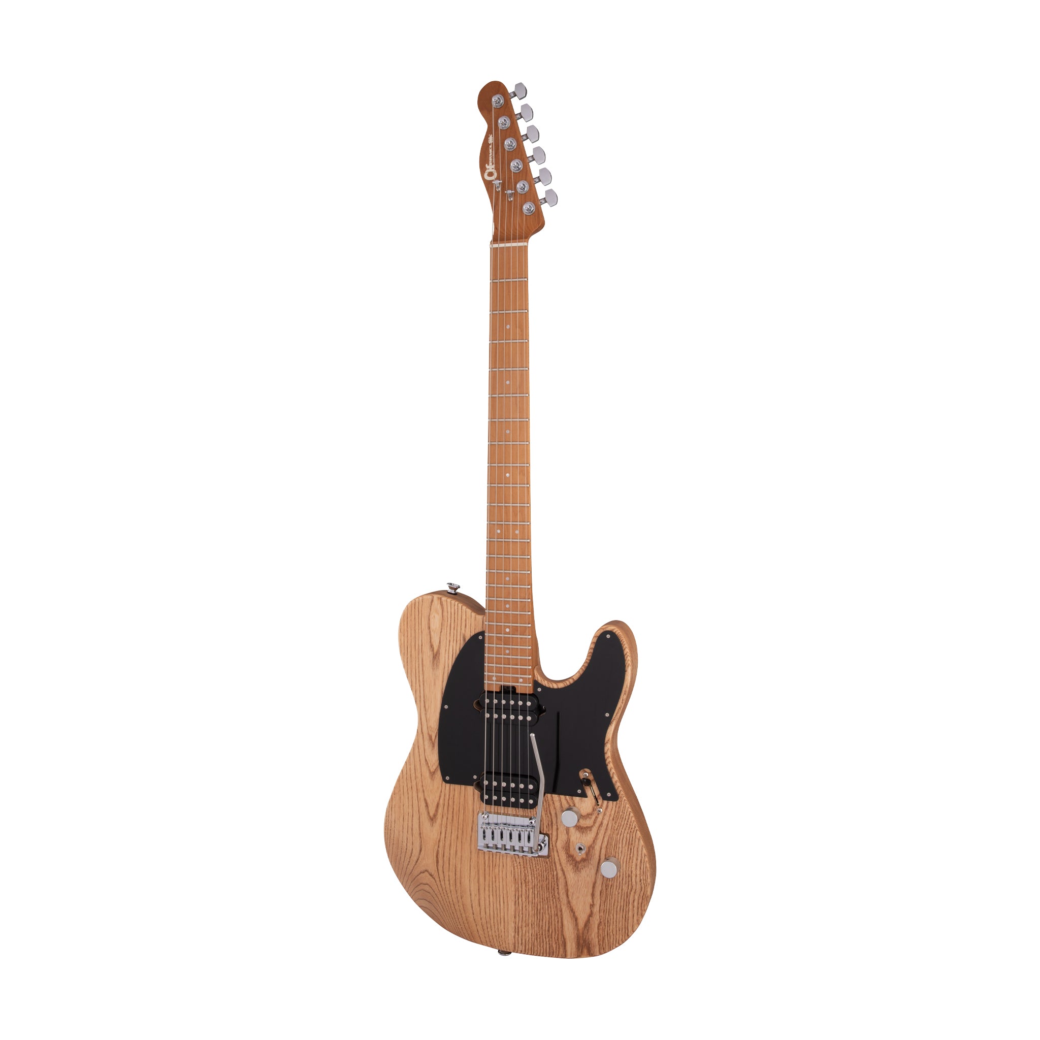 Charvel Pro-Mod So-Cal Style 2 24 Frets HH 2PT Electric Guitar, Natural Ash