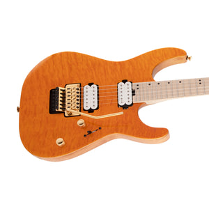 Charvel Pro Mod DK24 HH Electric Guitar w/Floyd Rose, Maple FB, Dark Amber