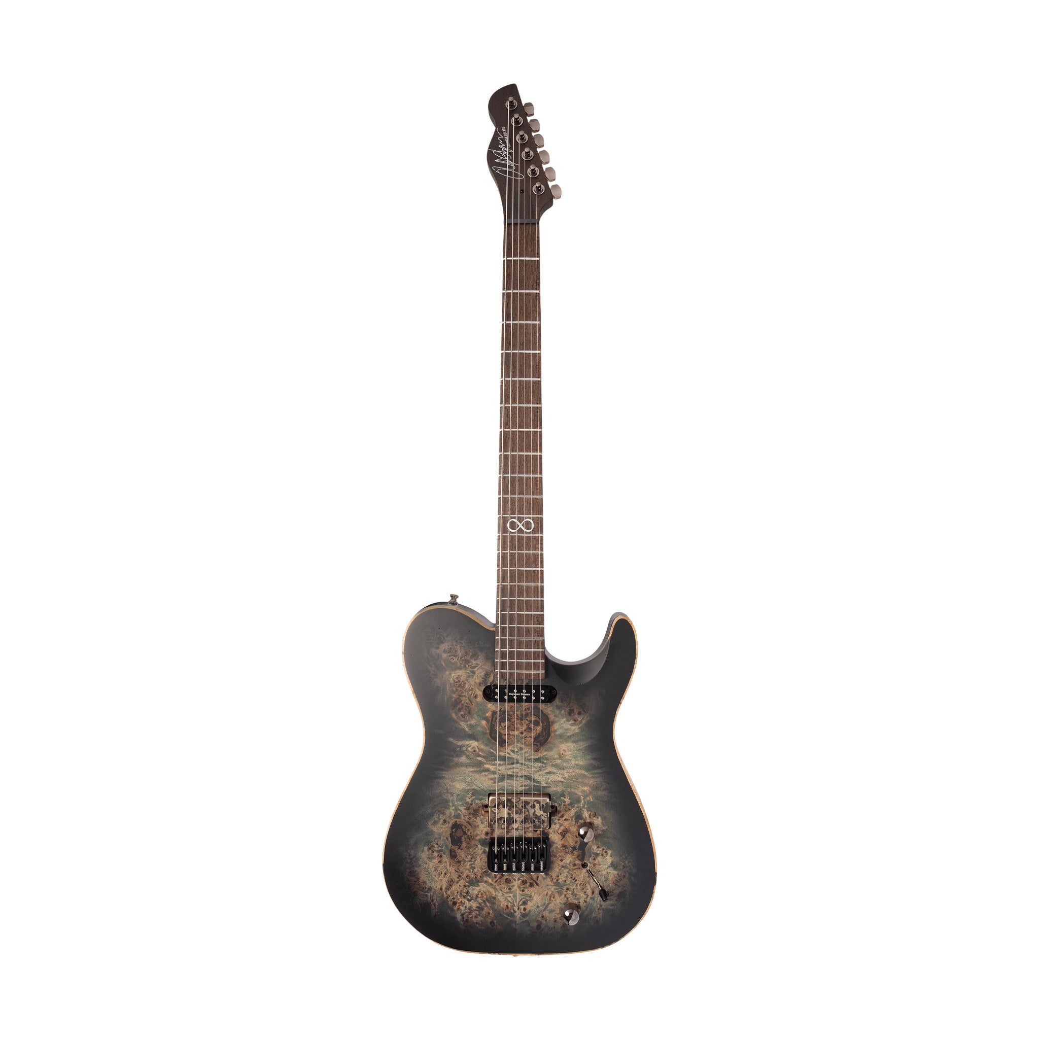 Chapman ML3 Pro BEA Baritone Rabea Massaad Signature Electric Guitar, Irithyll Burst Green