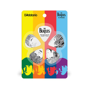 D'Addario Beatles Guitar Picks, Revolver, 10 pack, Thin