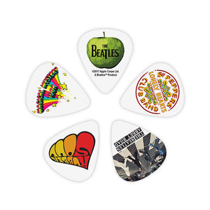 D'Addario Beatles Guitar Picks, Albums 10 pack, Thin