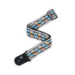 D'Addario Eco-Comfort Jacquard Woven Guitar Strap, White