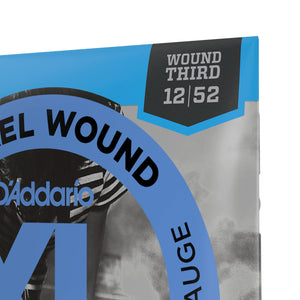 D'Addario EJ21 Nickel Wound Electric Guitar Strings, Jazz Light, 12-52