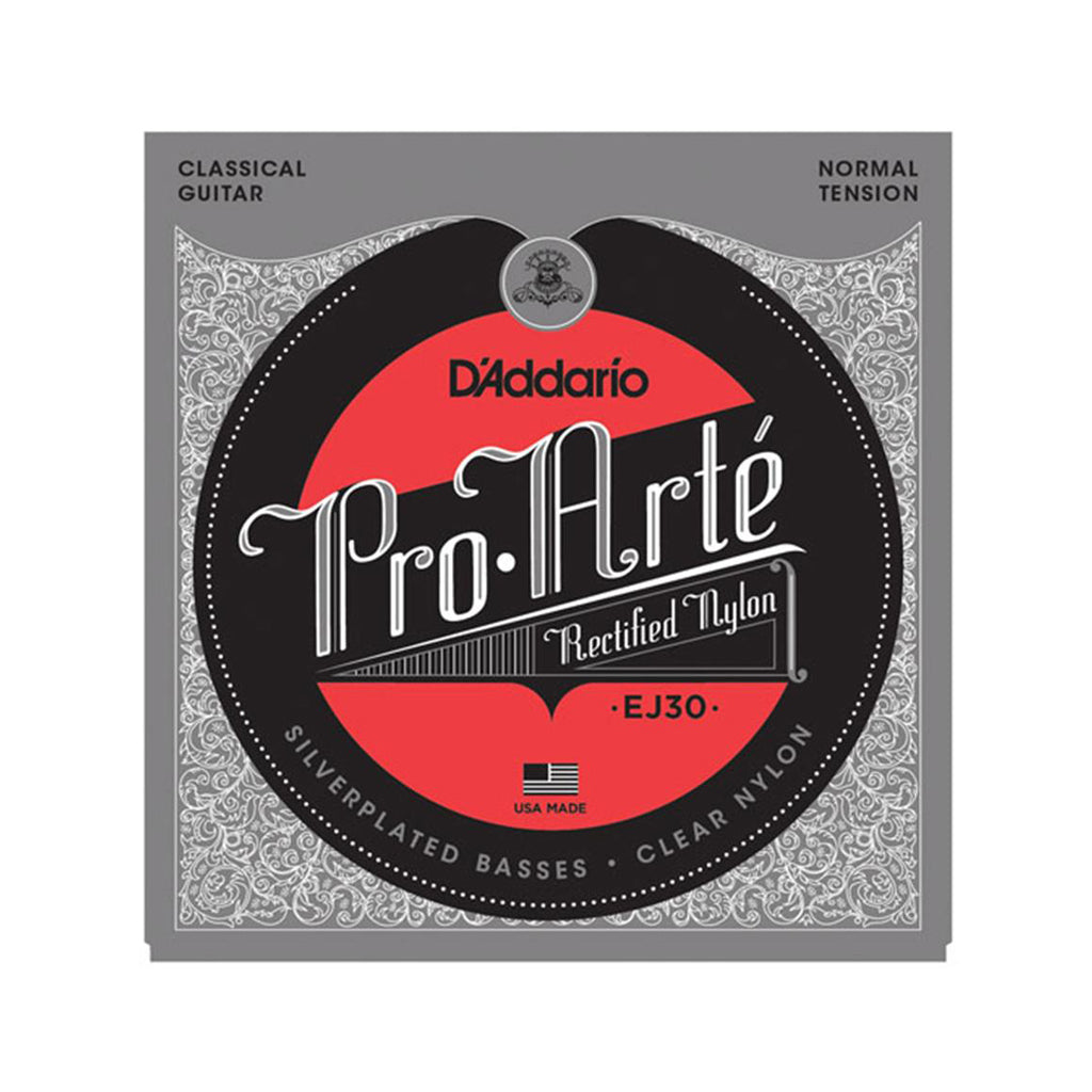D'Addario EJ30 Pro-Arte Rectified Trebles Classical Guitar Strings, Normal Tension