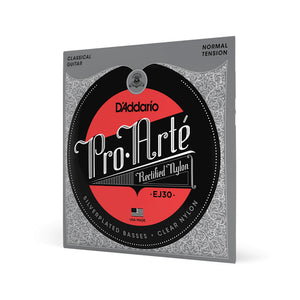 D'Addario EJ30 Pro-Arte Rectified Trebles Classical Guitar Strings, Normal Tension