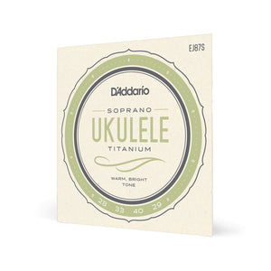D'Addario EJ87S Titanium Ukulele Strings, Soprano