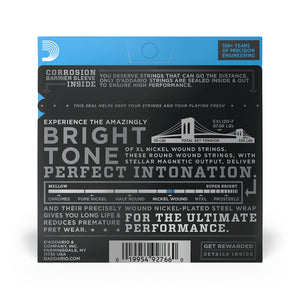 D'Addario EXL120-7 Nickel Wound Electric Guitar Strings, 7-String, Super Light, 9-54