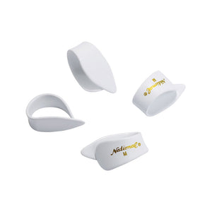 D'Addario NP7W-04 National Thumb Picks, Medium White Celluloid, 4-Pack