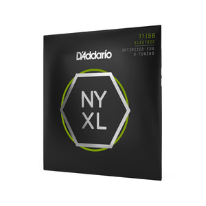 D'Addario NYXL1156 NYXL Nickel Wound Electric Guitar Strings, Medium Top/Extra-Heavy Bottom, 11-56