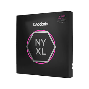 D'Addario NYXL32130 6-String Nickel Wound Bass Guitar Strings, Long Scale, Regular Light, 32-130