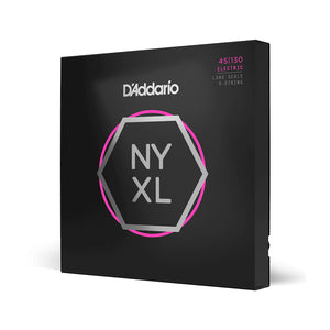 D'Addario NYXL45130 NYXL 5-String Bass Strings, Long Scale, Regular Light, 45-130