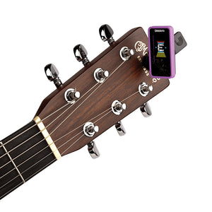 D'Addario PW-CT-17PR Eclipse Headstock Tuner, Purple