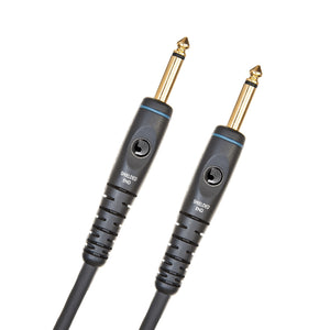 D'Addario PW-G-15 Custom Series Mono 1/4 Inch Instrument Cable, 15 feet