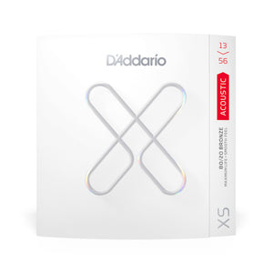 D'Addario XSABR1356 XS 80/20 Bronze Acoustic Guitar Strings, Medium, 13-56