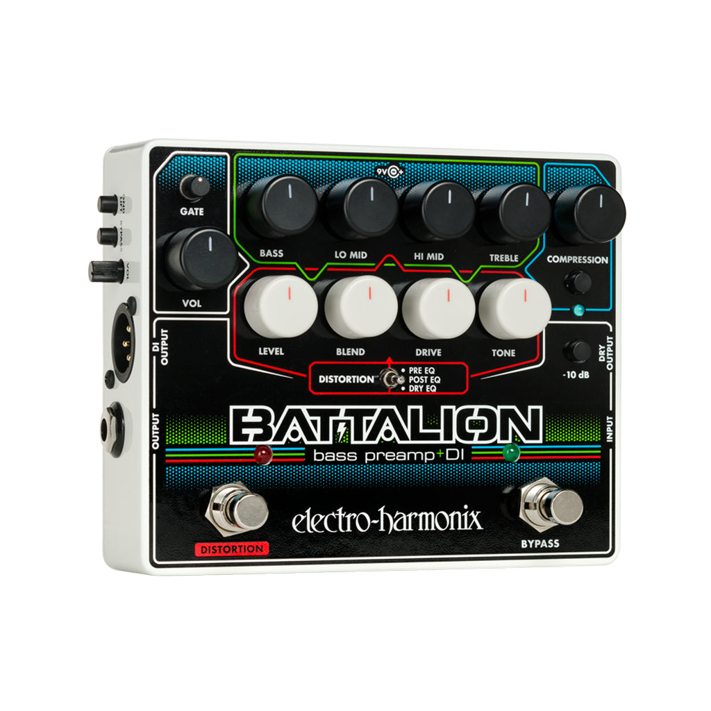 Electro-Harmonix Battalion Bass Preamp and DI Effects Pedal – Swee