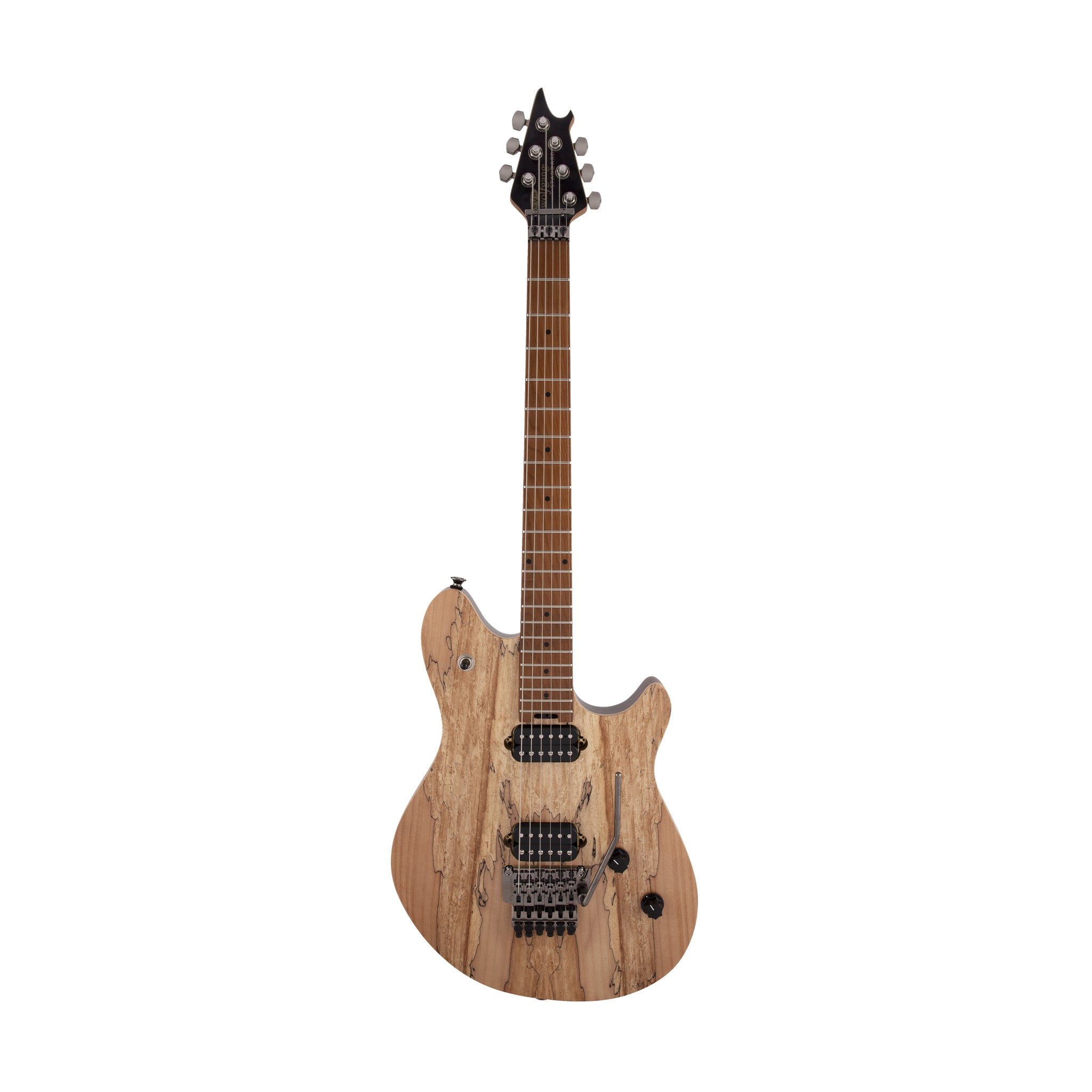 EVH Wolfgang Standard Exotic Spalted Maple Electric Guitar, Baked Maple FB, Natural