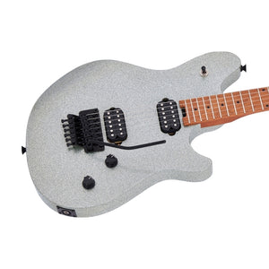 EVH Wolfgang Standard Electric Guitar, Maple FB, Silver Sparkle