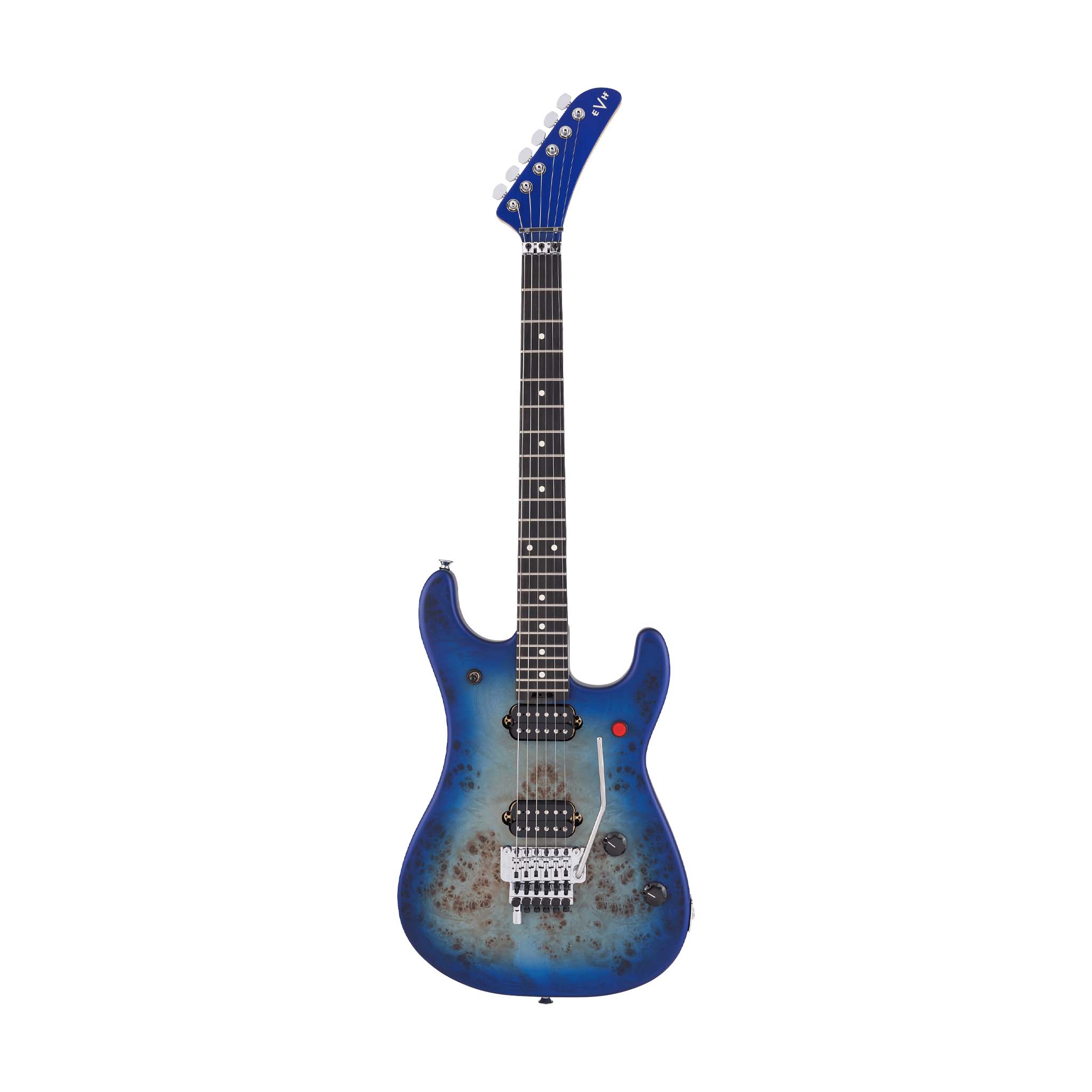 EVH 5150 Series Deluxe Poplar Burl Electric Guitar, Aqua Burst