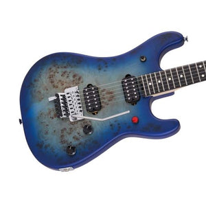 EVH 5150 Series Deluxe Poplar Burl Electric Guitar, Aqua Burst