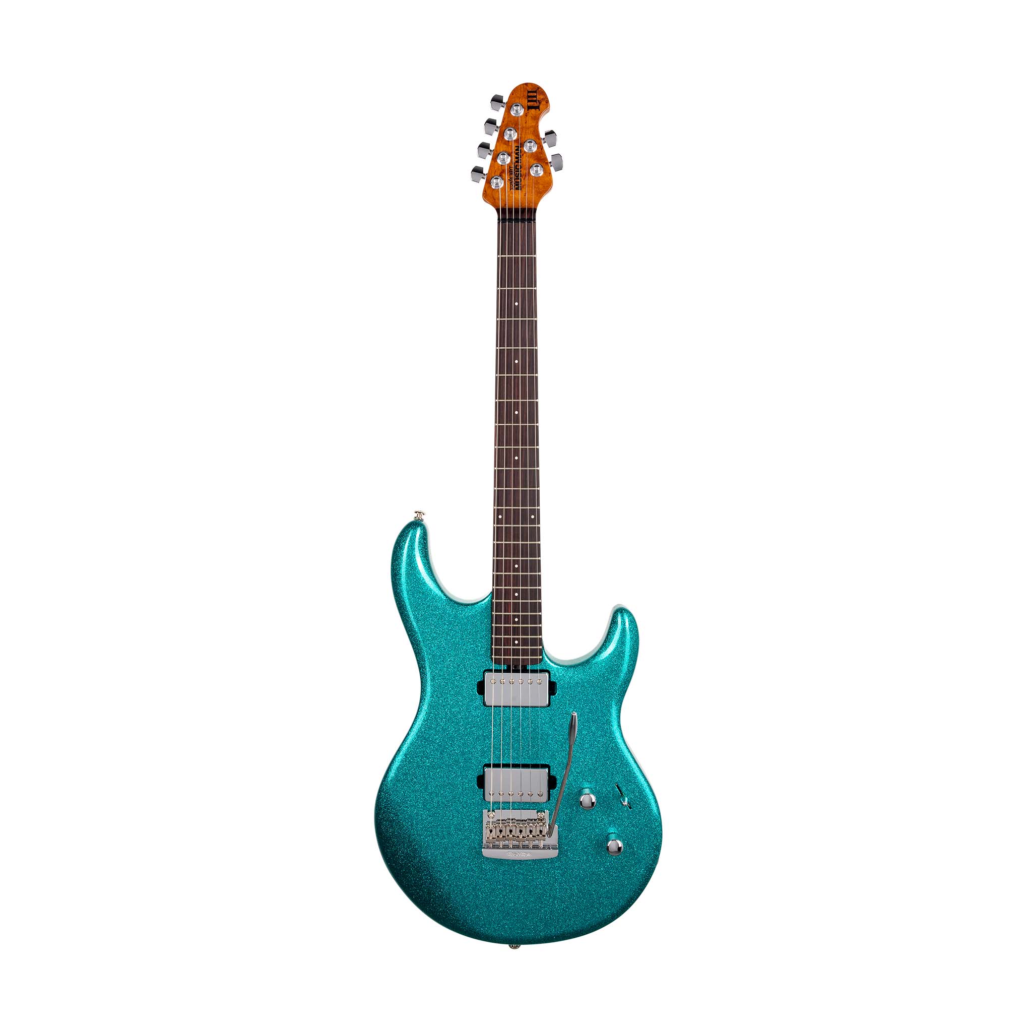 Ernie Ball Music Man Luke III HH Electric Guitar, RW FB, Ocean Sparkle