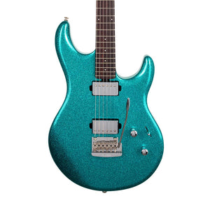 Ernie Ball Music Man Luke III HH Electric Guitar, RW FB, Ocean Sparkle