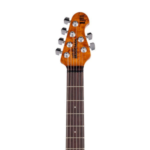 Ernie Ball Music Man Luke III HH Electric Guitar, RW FB, Ocean Sparkle