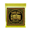Ernie Ball Everlast Medium Light Coated 80/20 Bronze Acoustic Guitar Strings, 12-54
