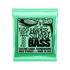 Ernie Ball Hyper Slinky Bass Nickel Wound Electric Bass Strings 40-100