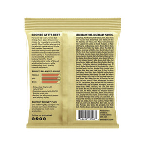 Ernie Ball Earthwood Rock and Blues 80/20 Bronze Acoustic Guitar Strings, 10-52, 3-Pack