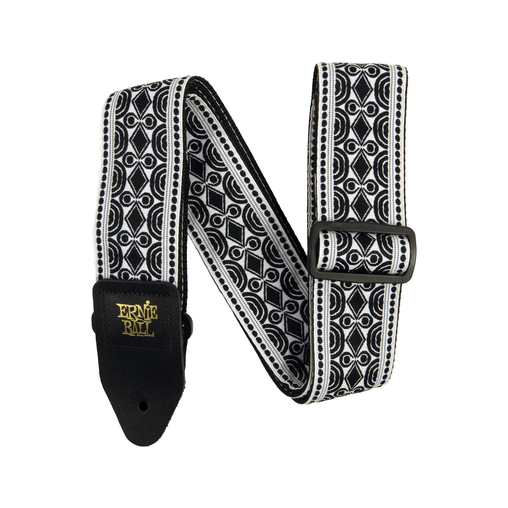 Ernie Ball Jacquard Guitar Strap, Beatnik Black