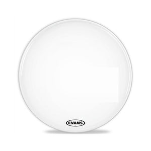 Evans BD22MX1W 22inch MX1 White - Marching Bass