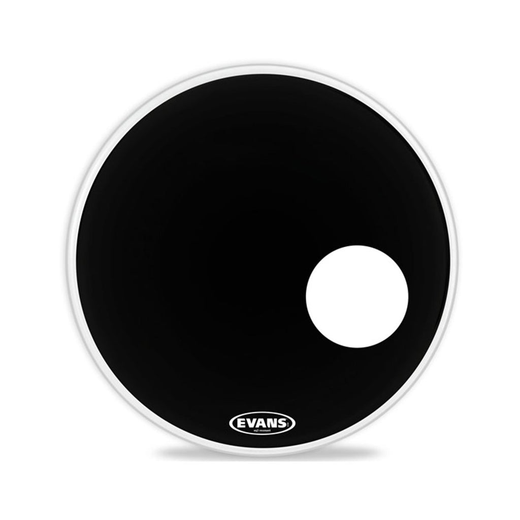 Evans BD22RB 22inch EQ3 Reso Black - Bass