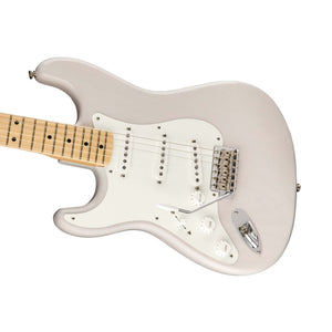 Fender American Original 50s Stratocaster Left-Handed Electric Guitar, Maple FB, White Blonde